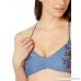 Body Glove Women's Mika Halter Triangle Bikini Top Swimsuit with Cross Tie Back Whisper Storm B07GTVK69V